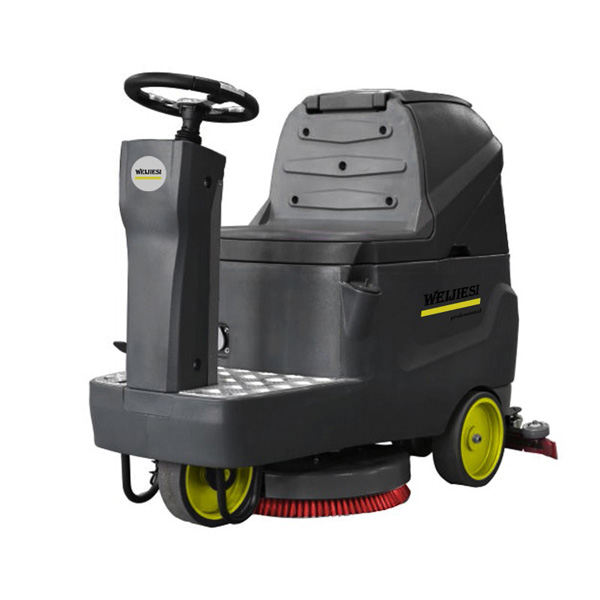 駕駛式洗地機，煥新地面奇跡